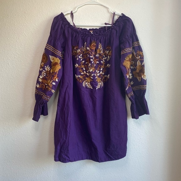 BOGO! Free People ‘Fleur du Jour’ embroidered shift dress - Picture 6 of 12